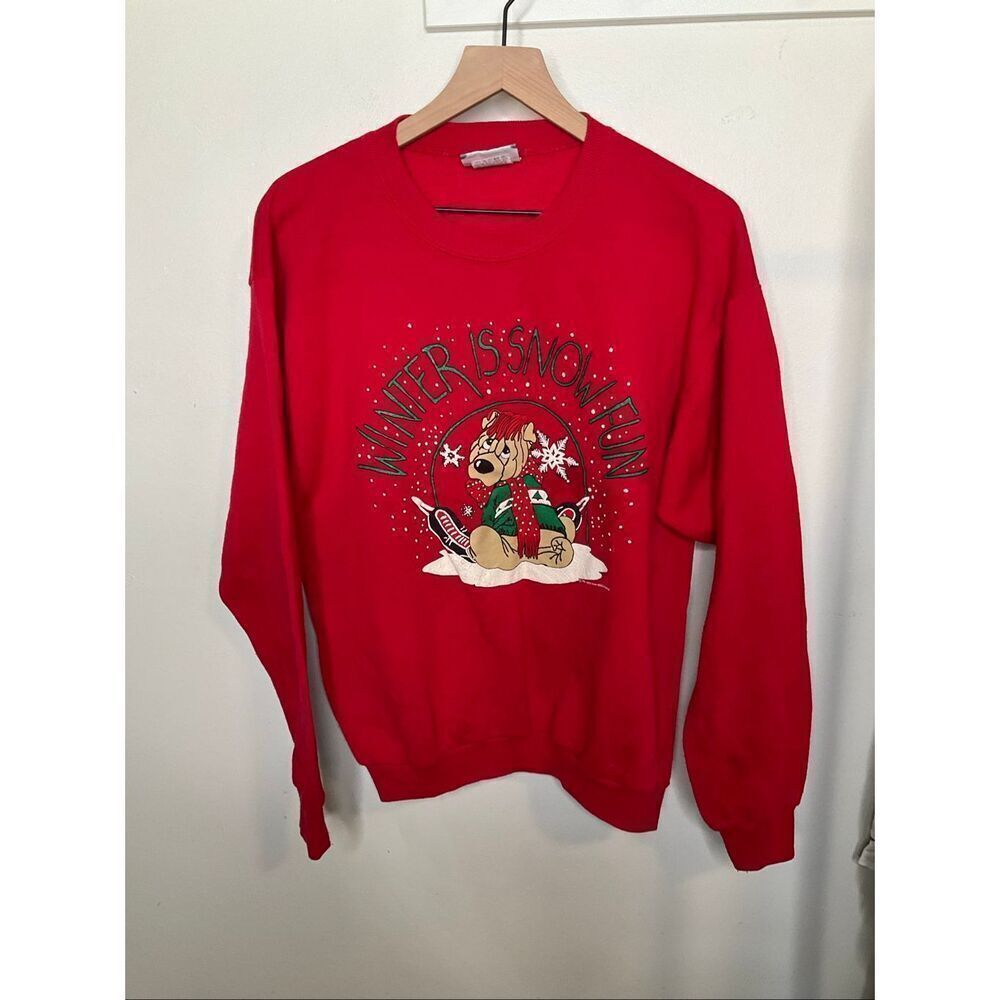 Lee Vintage Snow Fun Christmas Sweater